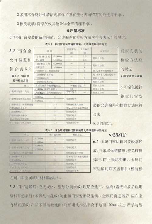 金属门窗安装工程施工工艺